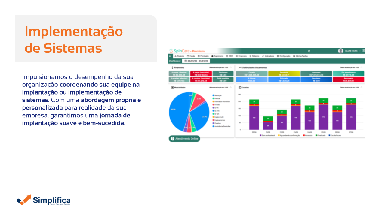 Implementação Sistemas